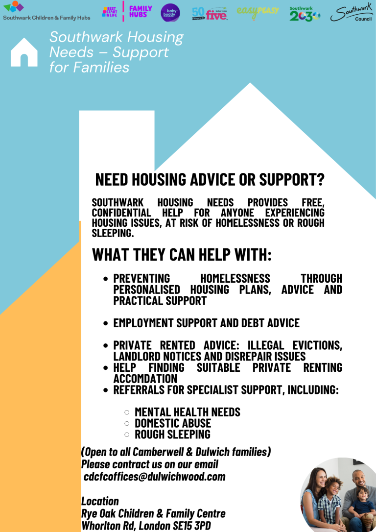 Southwark Housing Needs – Camberwell & Dulwich Children and Family Hub